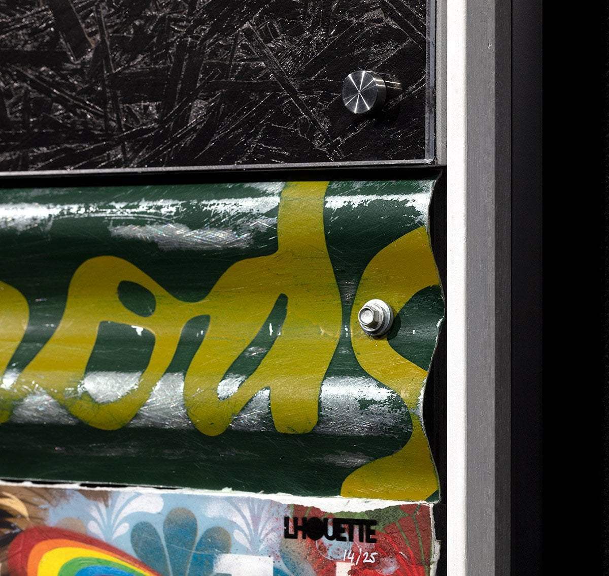 Mass McQueen - Harrods Green - Boutique Edition - SOLD by artist Lhouette - Wyecliffe Galleries