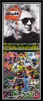 Mass McQueen - Harrods Green - Boutique Edition - SOLD by artist Lhouette - Wyecliffe Galleries