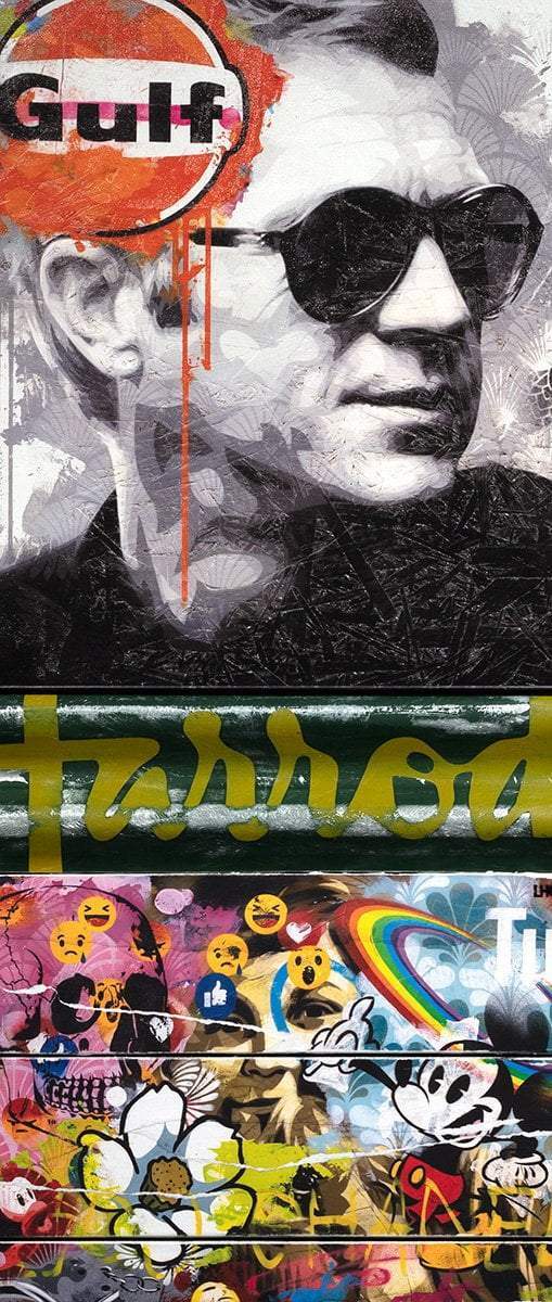 Mass McQueen - Harrods Green - Boutique Edition - SOLD by artist Lhouette - Wyecliffe Galleries