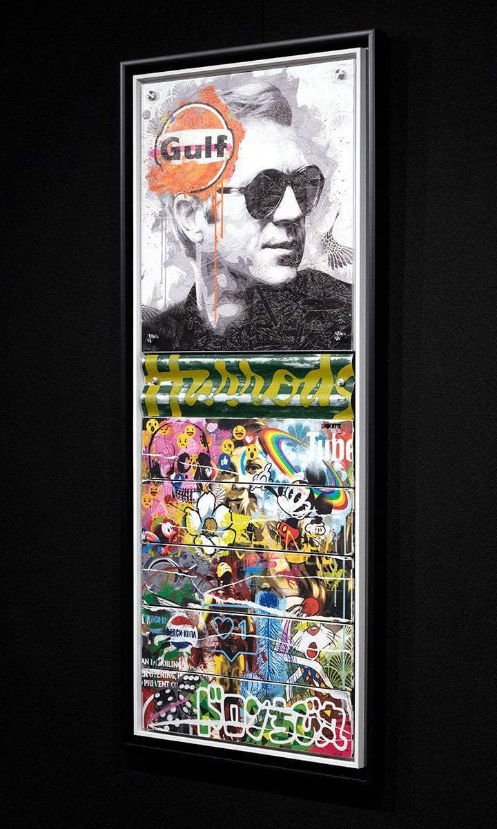 Mass McQueen - Harrods Green - Boutique Edition - SOLD by artist Lhouette - Wyecliffe Galleries