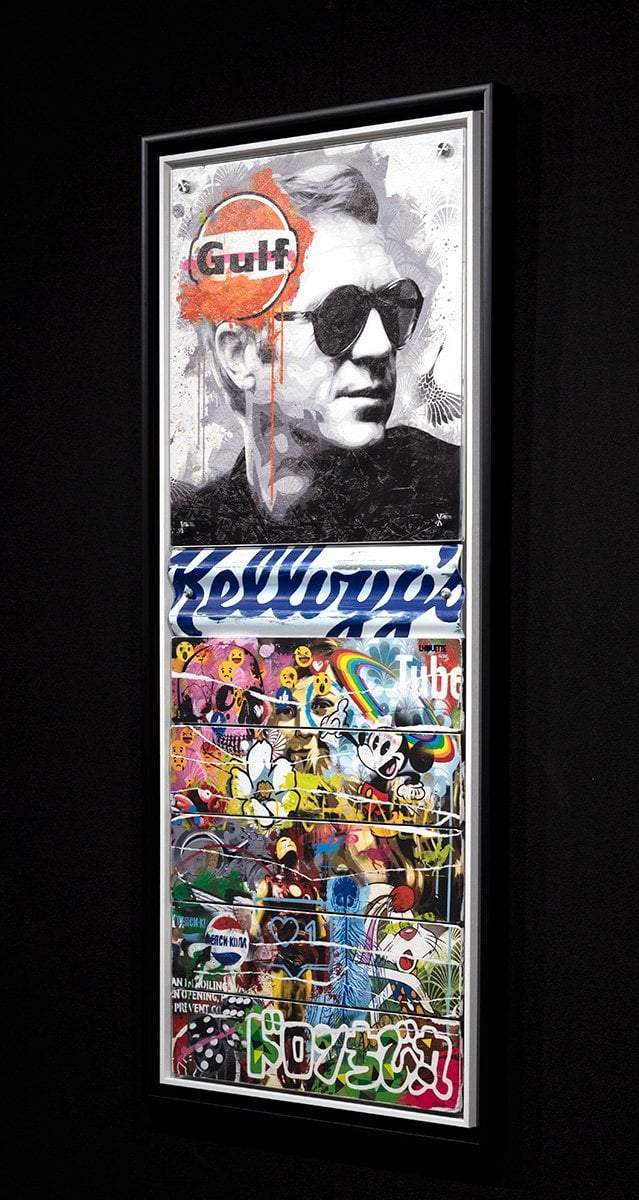 Mass McQueen - Kellogg's Blue - SOLD by artist Lhouette - Wyecliffe Galleries