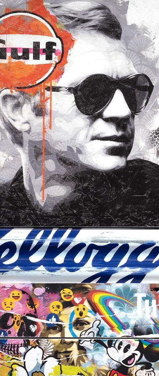 Mass McQueen - Kellogg's Blue - SOLD by artist Lhouette - Wyecliffe Galleries