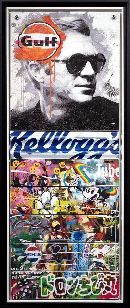 Mass McQueen - Kellogg's Blue - SOLD by artist Lhouette - Wyecliffe Galleries