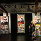 Mass McQueen - Lambo Yellow Deluxe - SOLD by artist Lhouette - Wyecliffe Galleries