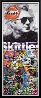 Mass McQueen - Skittles Purple - SOLD by artist Lhouette - Wyecliffe Galleries