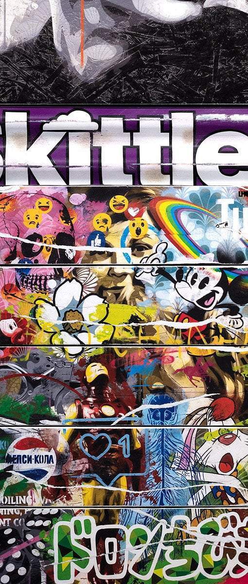 Mass McQueen - Skittles Purple - SOLD by artist Lhouette - Wyecliffe Galleries