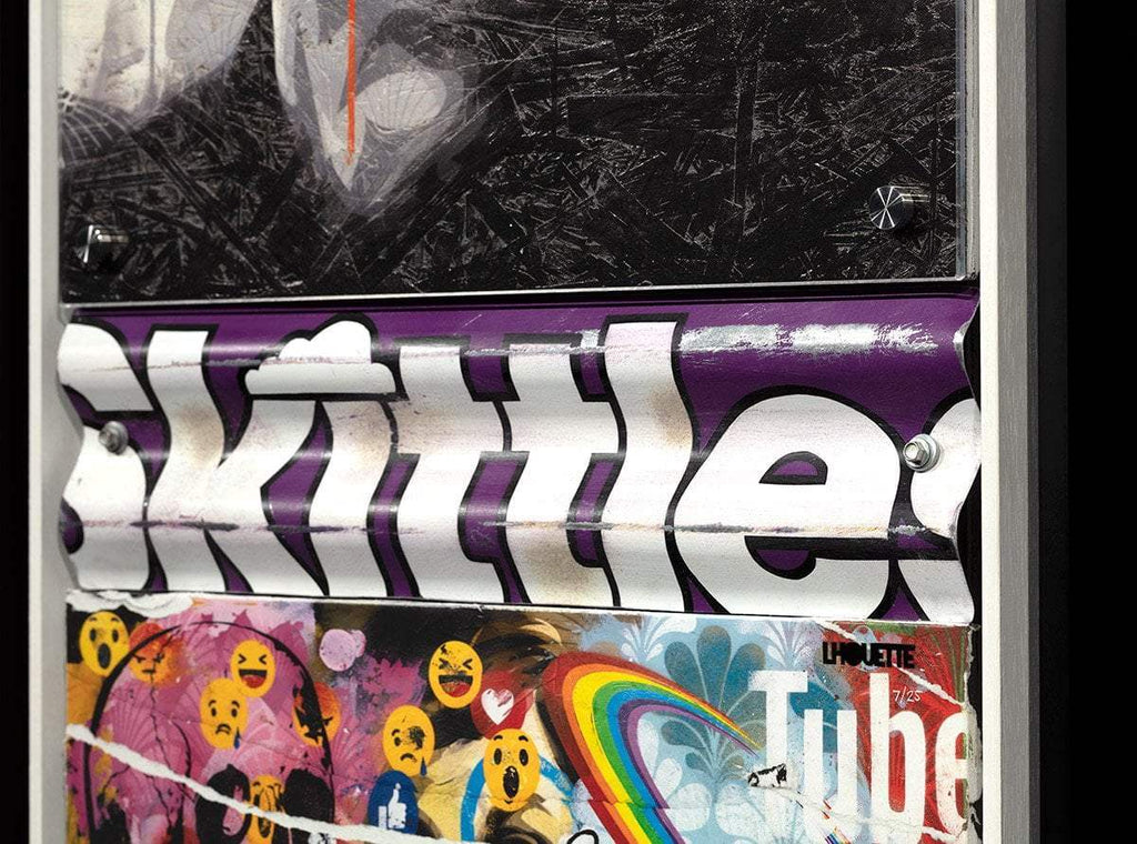 Mass McQueen - Skittles Purple - SOLD by artist Lhouette - Wyecliffe Galleries