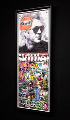 Mass McQueen - Skittles Red - Boutique Edition SOLD by artist Lhouette - Wyecliffe Galleries