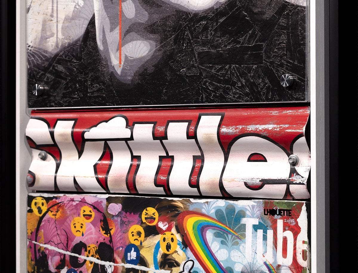 Mass McQueen - Skittles Red - Boutique Edition SOLD by artist Lhouette - Wyecliffe Galleries