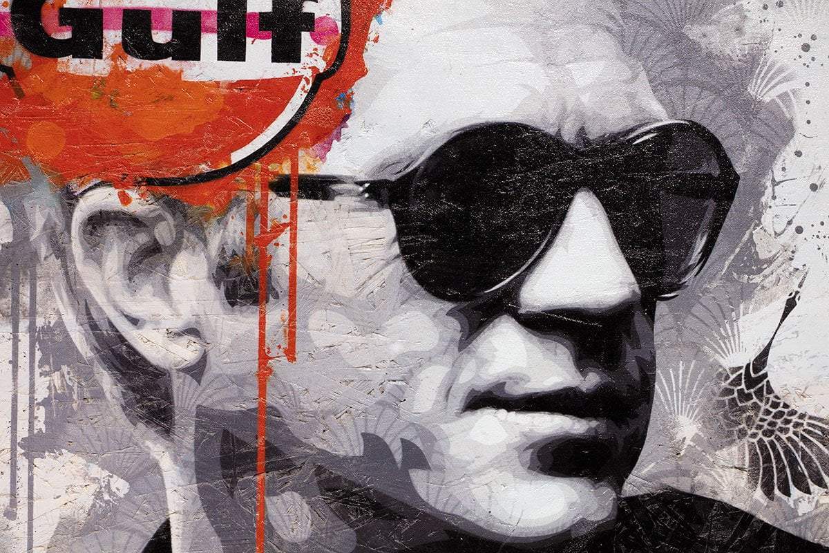 Mass McQueen - Skittles Yellow- Boutique Edition - SOLD by artist Lhouette - Wyecliffe Galleries