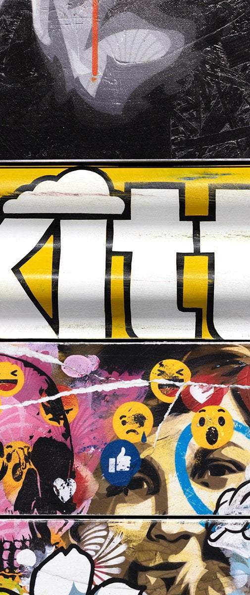 Mass McQueen - Skittles Yellow- Boutique Edition - SOLD by artist Lhouette - Wyecliffe Galleries