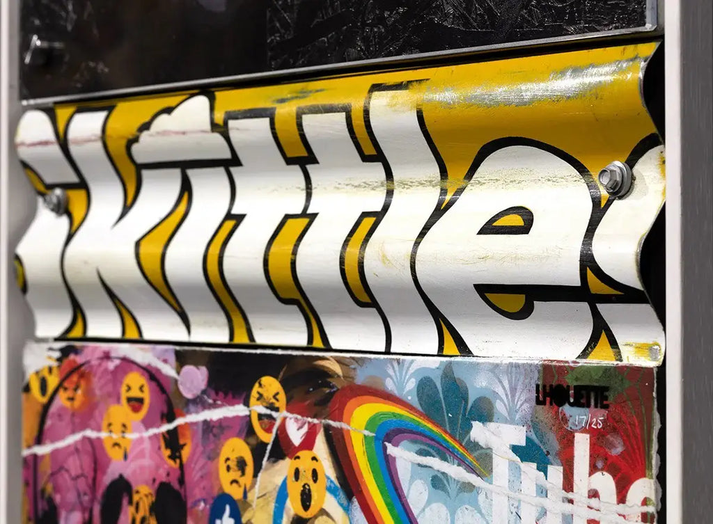 Mass McQueen - Skittles Yellow- Boutique Edition - SOLD by artist Lhouette - Wyecliffe Galleries