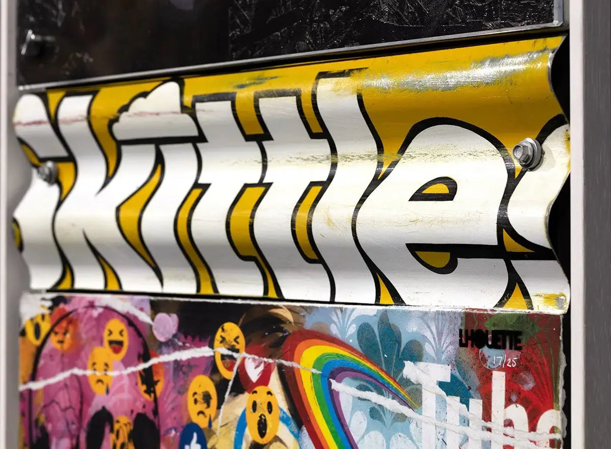 Mass McQueen - Skittles Yellow- Boutique Edition - SOLD by artist Lhouette - Wyecliffe Galleries