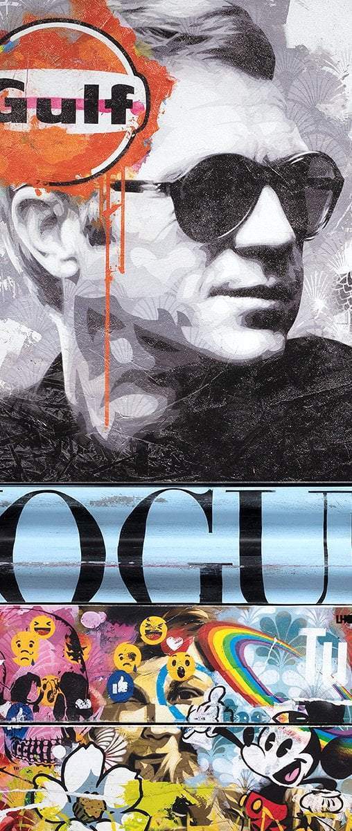 Mass McQueen - Vogue Blue- Boutique Edition - SOLD by artist Lhouette - Wyecliffe Galleries