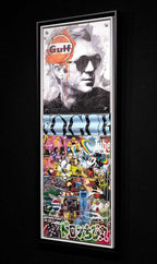 Mass McQueen - Vogue Blue- Boutique Edition - SOLD by artist Lhouette - Wyecliffe Galleries