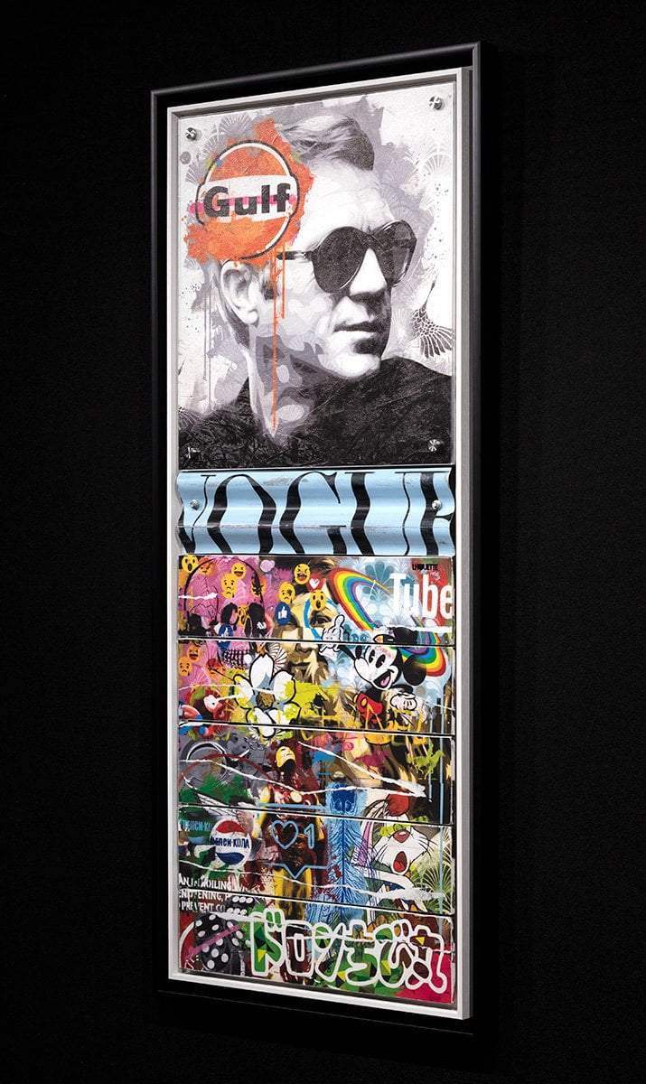 Mass McQueen - Vogue Blue- Boutique Edition - SOLD by artist Lhouette - Wyecliffe Galleries