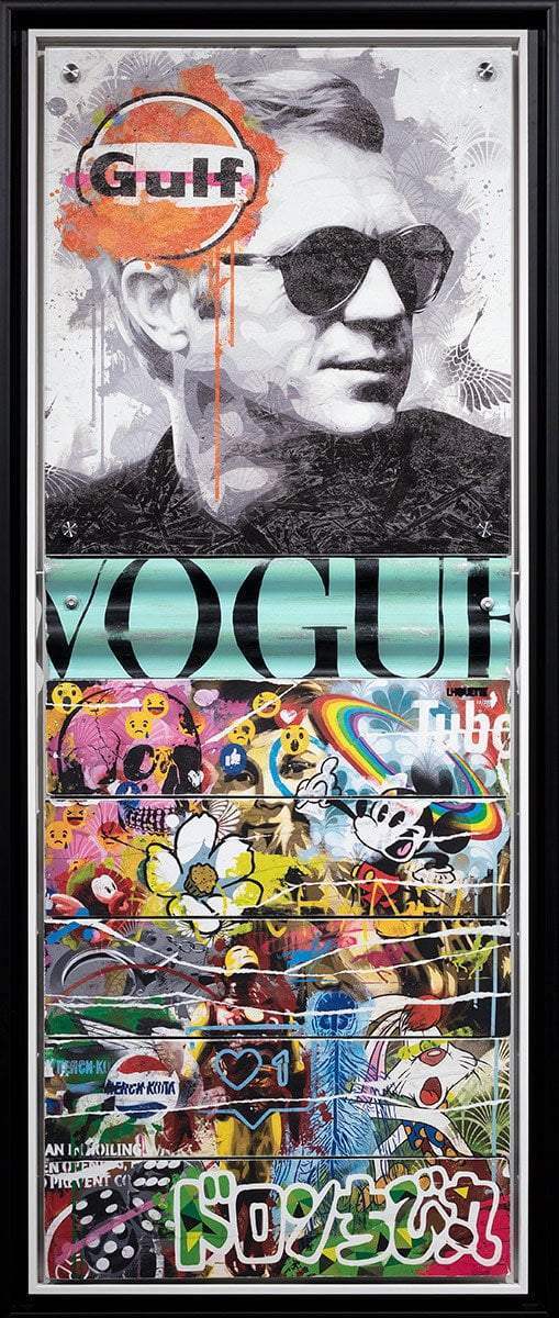 Mass McQueen - Vogue Green - Boutique Edition - SOLD by artist Lhouette - Wyecliffe Galleries