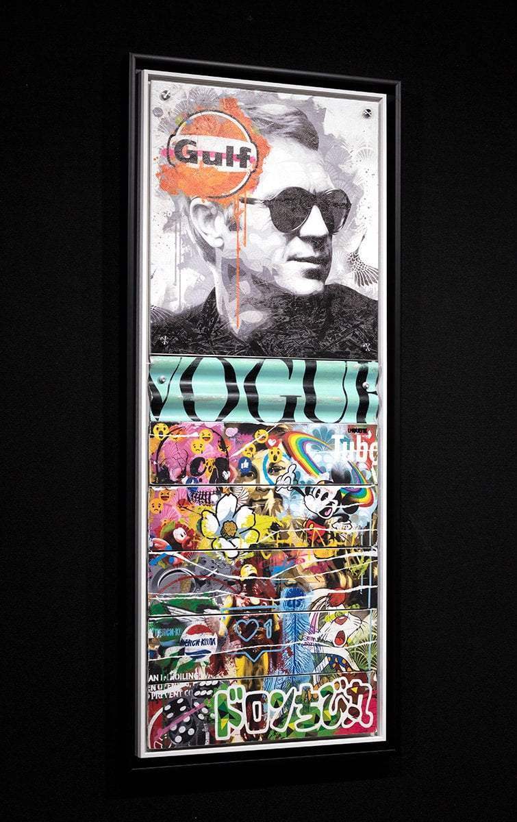 Mass McQueen - Vogue Green - Boutique Edition - SOLD by artist Lhouette - Wyecliffe Galleries