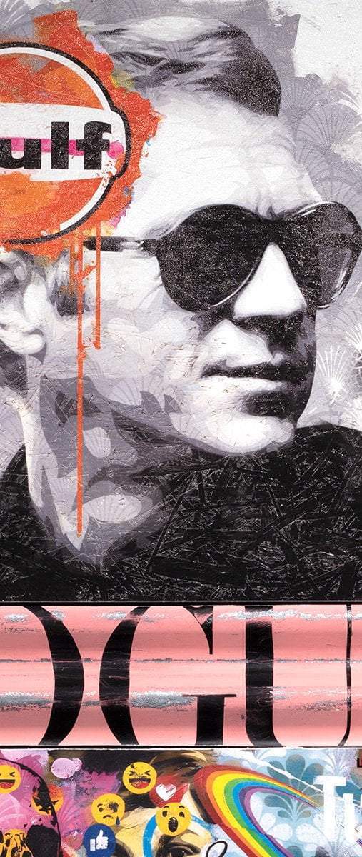 Mass McQueen - Vogue Pink - SOLD by artist Lhouette - Wyecliffe Galleries