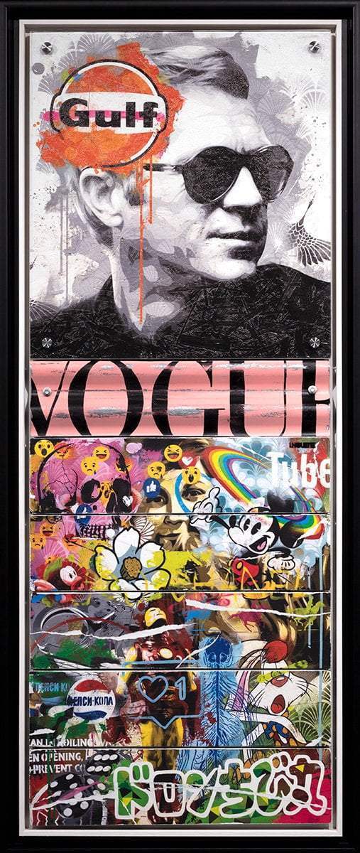 Mass McQueen - Vogue Pink - SOLD by artist Lhouette - Wyecliffe Galleries