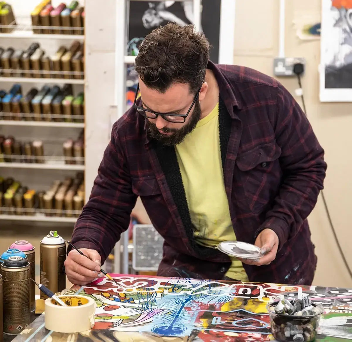 Mass McQueen - Vogue Blue- Boutique Edition - SOLD by artist Lhouette - Wyecliffe Galleries