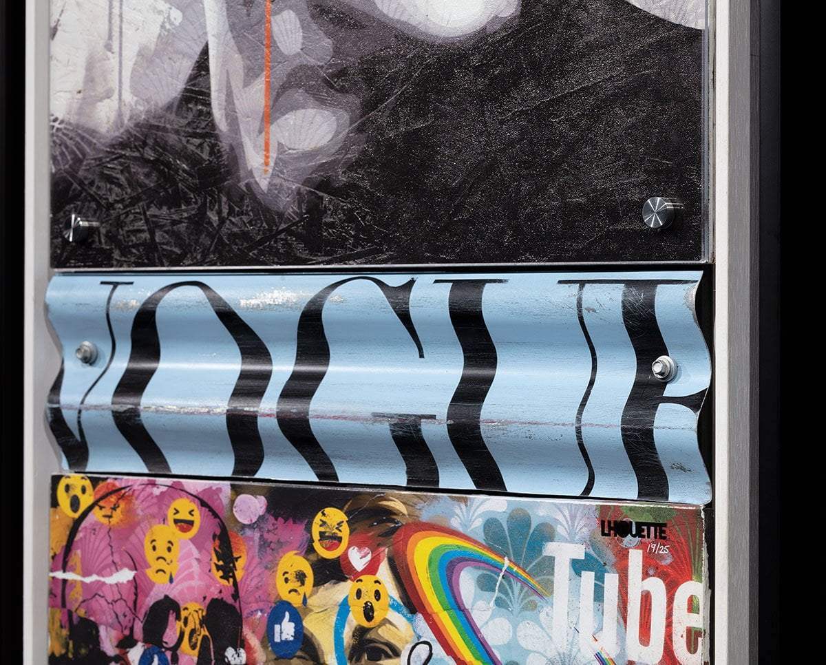 Mass McQueen - Vogue Blue- Boutique Edition - SOLD by artist Lhouette - Wyecliffe Galleries