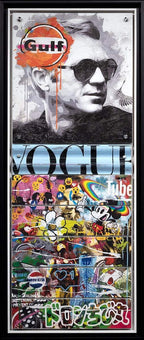 Mass McQueen - Vogue Blue- Boutique Edition - SOLD by artist Lhouette - Wyecliffe Galleries