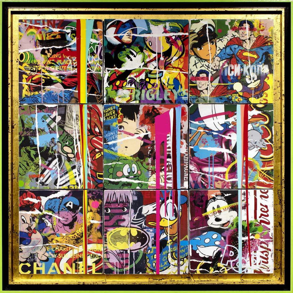 Maximalist Pop Panellists - Boutique Edition 4 - SOLD by artist Lhouette - Wyecliffe Galleries