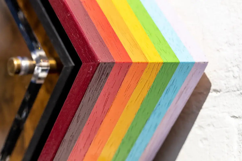 Micro Mixer: Angel With Guns - Gold Gild - Original - SOLD by artist Lhouette - Wyecliffe Galleries