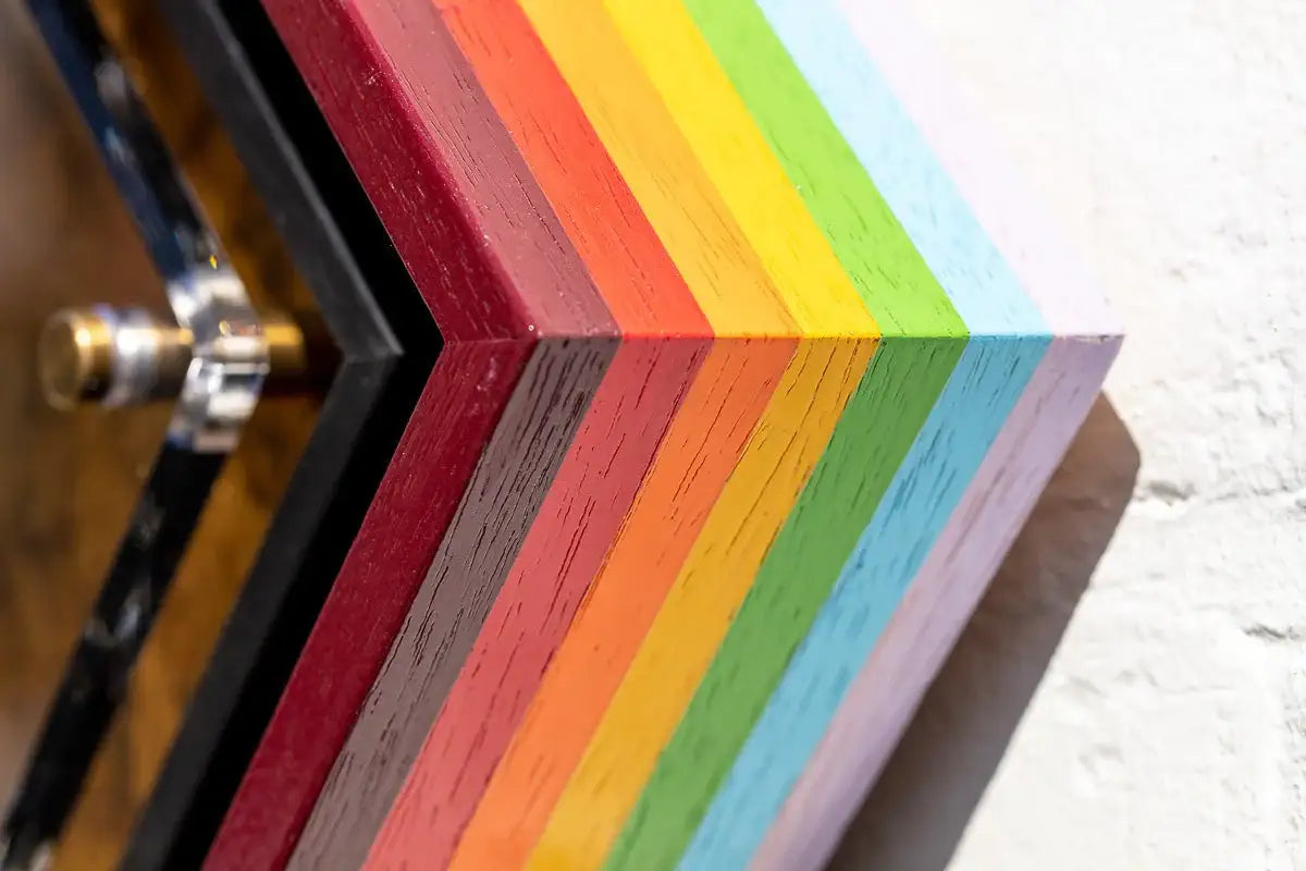 Micro Mixer: Angel With Guns - Gold Gild - Original - SOLD by artist Lhouette - Wyecliffe Galleries