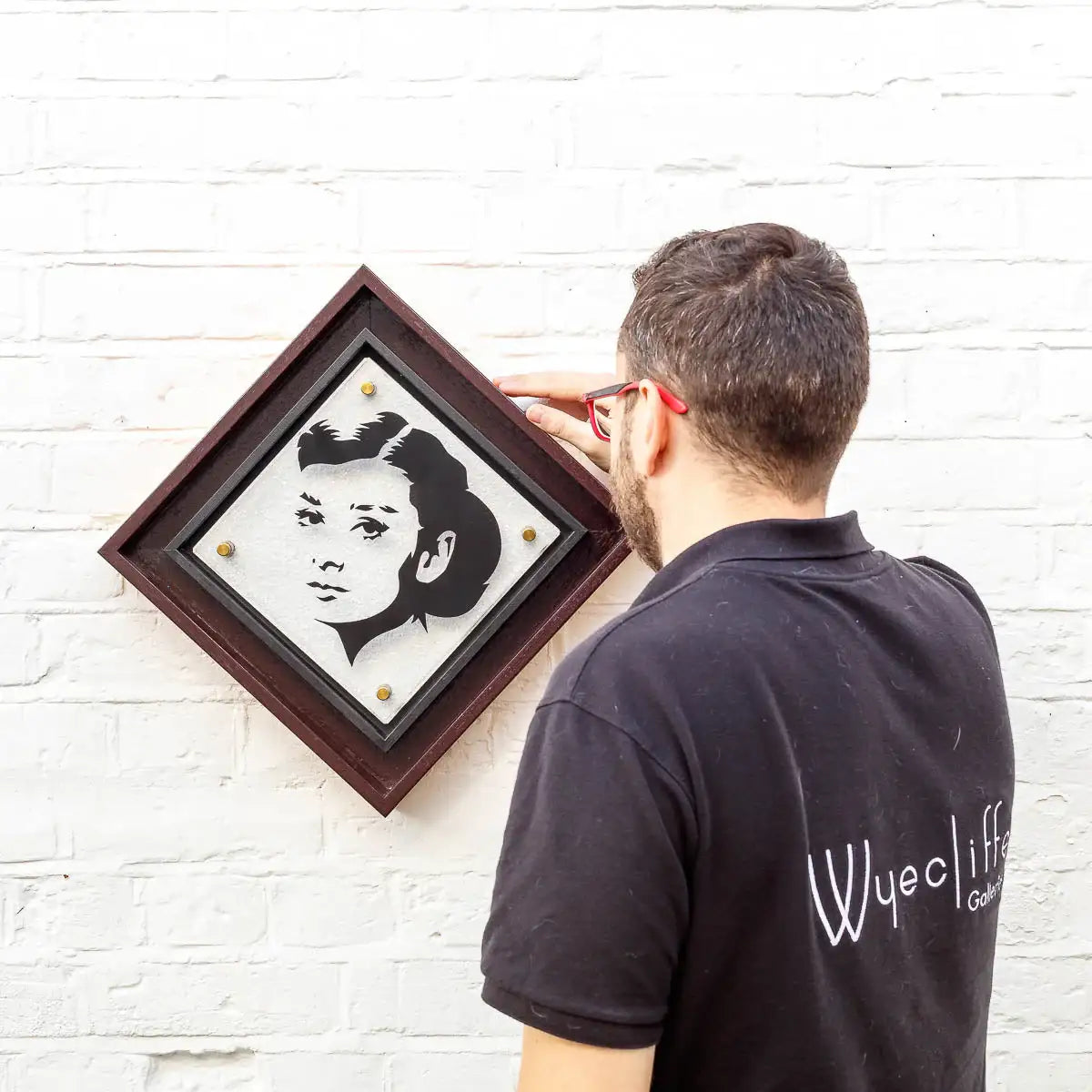 Micro Mixer: Hepburn - Diamond Dust - Original - SOLD by artist Lhouette - Wyecliffe Galleries