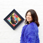 Micro Mixer: Monroe - Geometric - SOLD by artist Lhouette - Wyecliffe Galleries