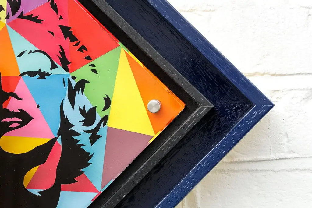 Micro Mixer: Monroe - Geometric - SOLD by artist Lhouette - Wyecliffe Galleries