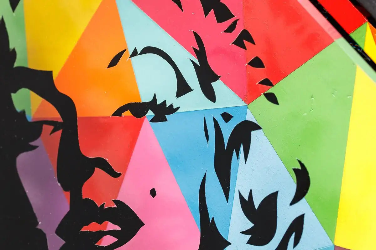 Micro Mixer: Monroe - Geometric - SOLD by artist Lhouette - Wyecliffe Galleries