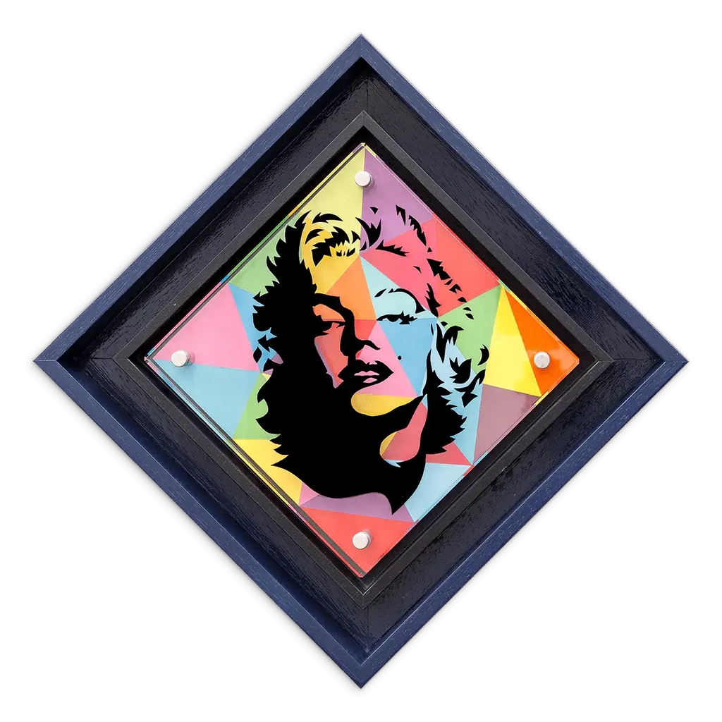 Micro Mixer: Monroe - Geometric - SOLD by artist Lhouette - Wyecliffe Galleries