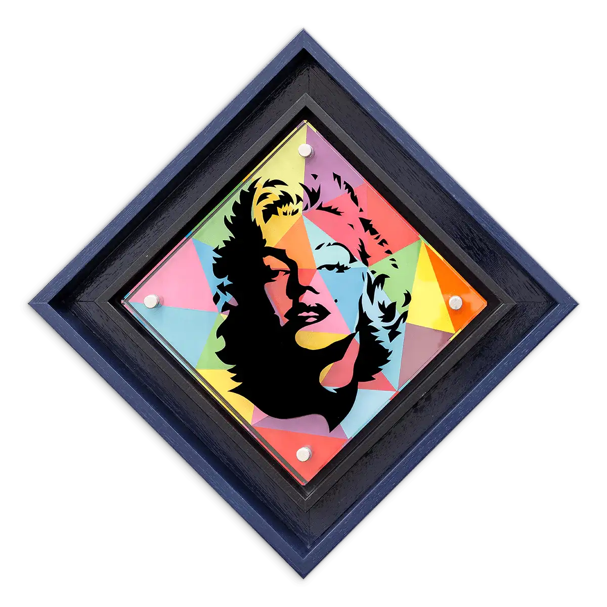 Micro Mixer: Monroe - Geometric - SOLD by artist Lhouette - Wyecliffe Galleries