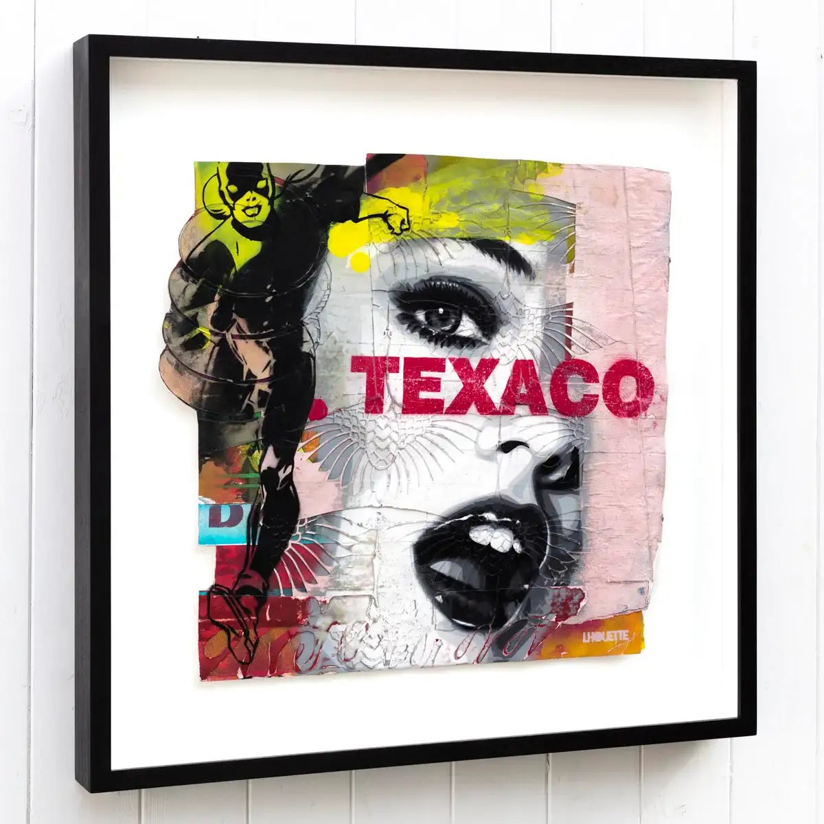 Ms Grey - Original - SOLD by artist Lhouette - Wyecliffe Galleries