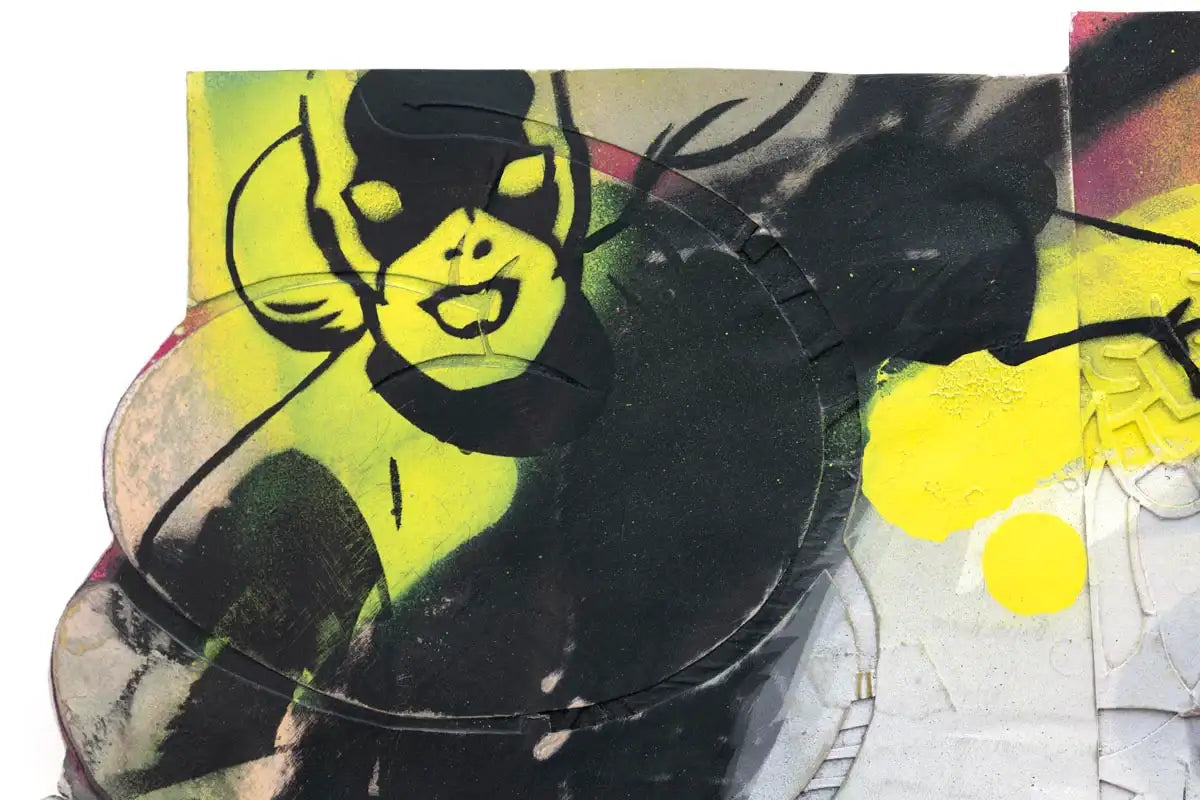 Ms Grey - Original - SOLD by artist Lhouette - Wyecliffe Galleries