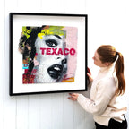 Ms Grey - Original - SOLD by artist Lhouette - Wyecliffe Galleries