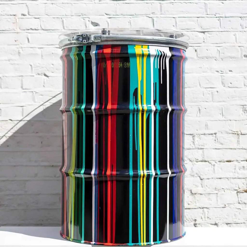 Paint Tin - Original - SOLD by artist Lhouette - Wyecliffe Galleries