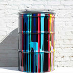 Paint Tin - Original - SOLD by artist Lhouette - Wyecliffe Galleries