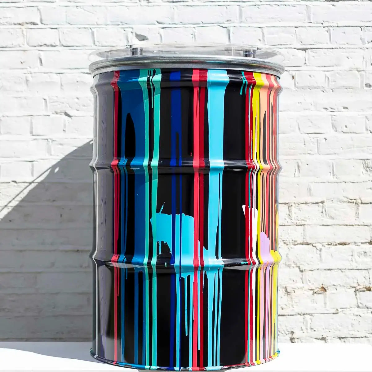 Paint Tin - Original - SOLD by artist Lhouette - Wyecliffe Galleries