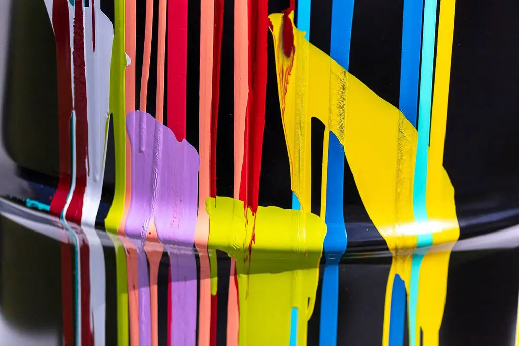 Paint Tin - Original - SOLD by artist Lhouette - Wyecliffe Galleries