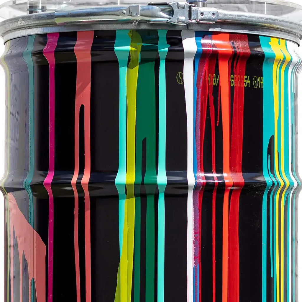 Paint Tin - Original - SOLD by artist Lhouette - Wyecliffe Galleries