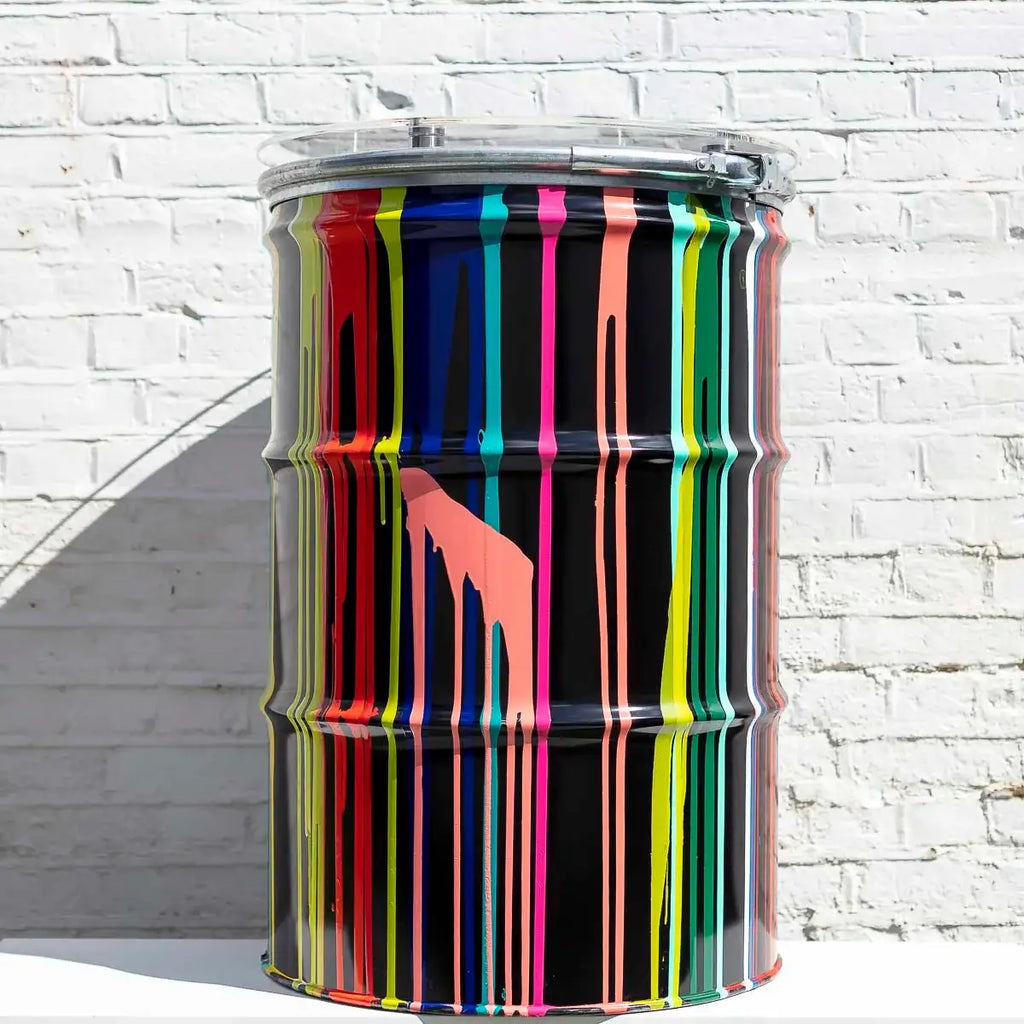 Paint Tin - Original - SOLD by artist Lhouette - Wyecliffe Galleries