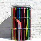 Paint Tin - Original - SOLD by artist Lhouette - Wyecliffe Galleries