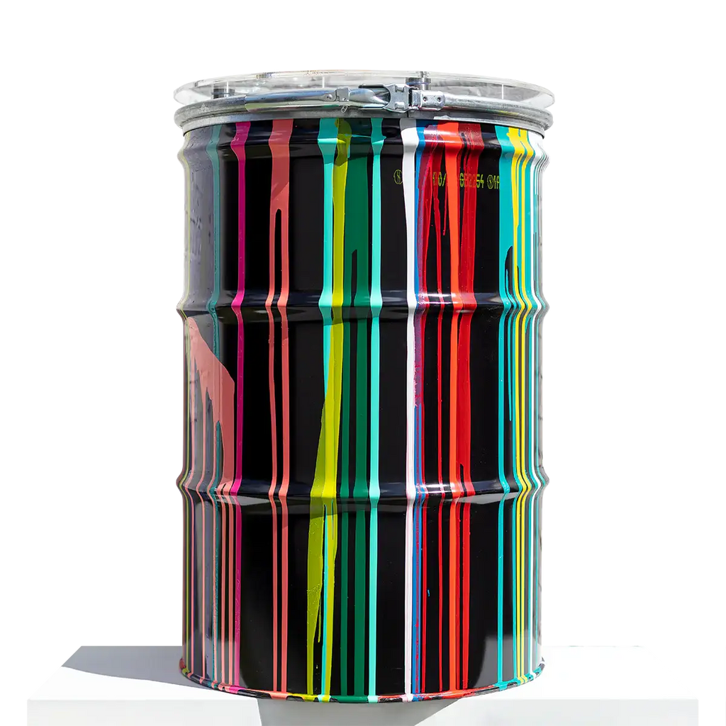 Paint Tin - Original - SOLD by artist Lhouette - Wyecliffe Galleries