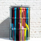 Paint Tin - Original - SOLD by artist Lhouette - Wyecliffe Galleries