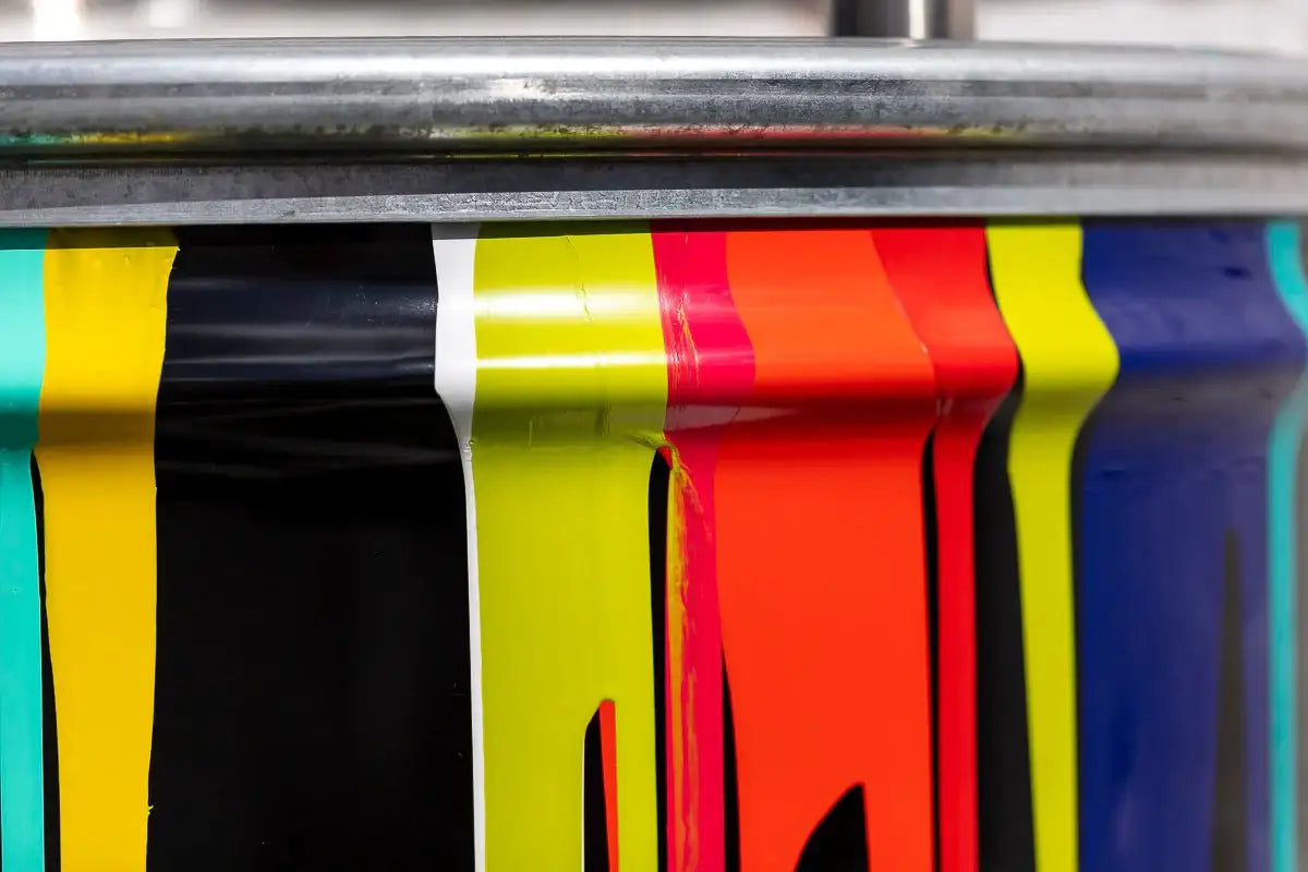 Paint Tin - Original - SOLD by artist Lhouette - Wyecliffe Galleries