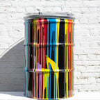 Paint Tin - Original - SOLD by artist Lhouette - Wyecliffe Galleries